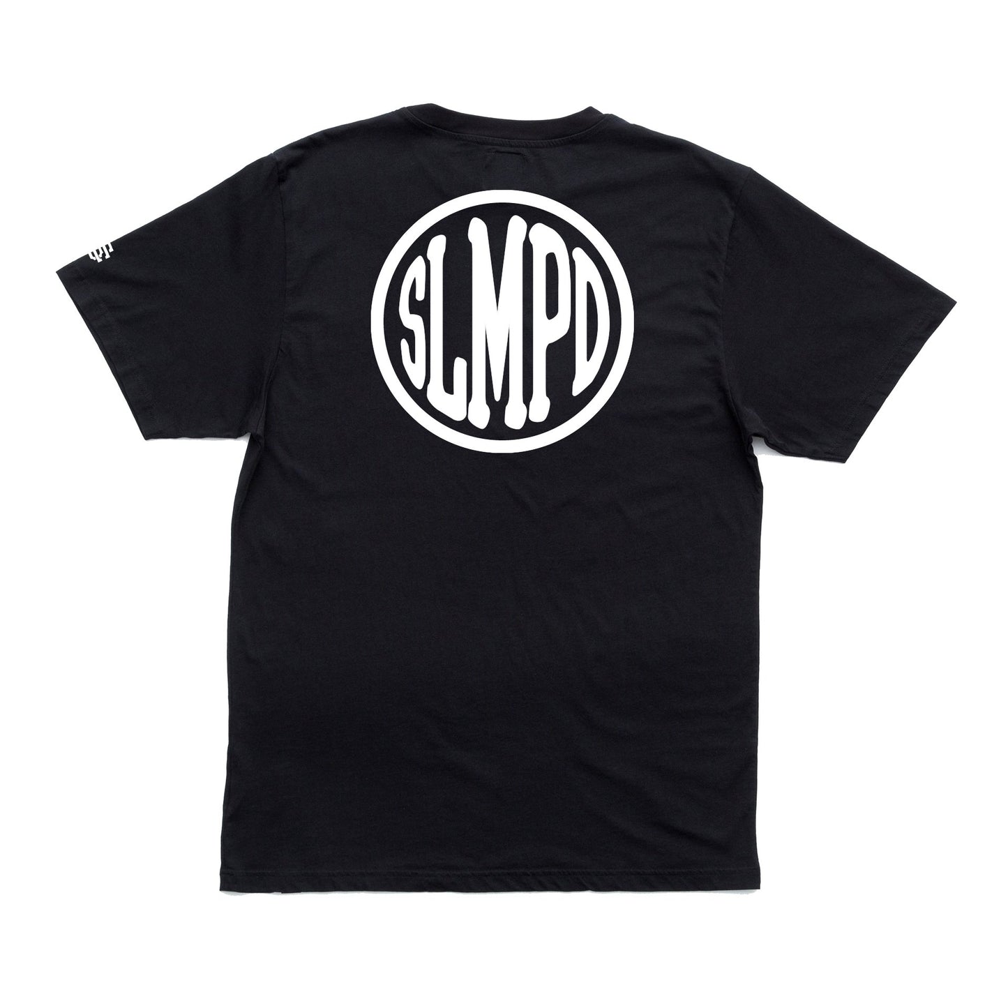 SLMPD DOMINO T SHIRT FROM STREETWEAR BRAND SLMPD CO STREET WEAR GARMENT CLOTHING APPAREL SLMPDCO BLACK TEE DIGBETH BIRMINGHAM