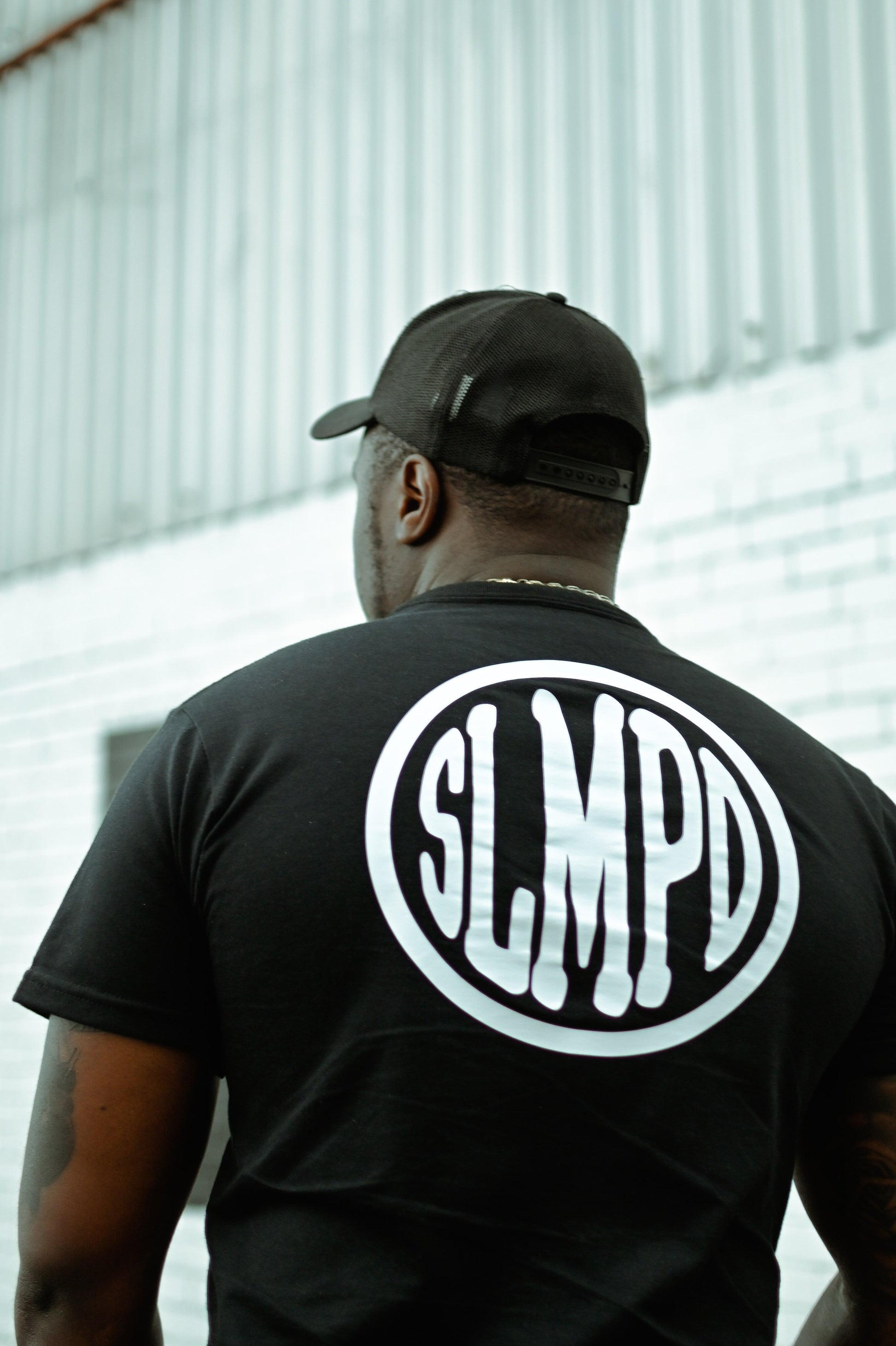 SLMPD DOMINO T SHIRT FROM STREETWEAR BRAND SLMPD CO STREET WEAR GARMENT CLOTHING APPAREL SLMPDCO BLACK TEE DIGBETH BIRMINGHAM