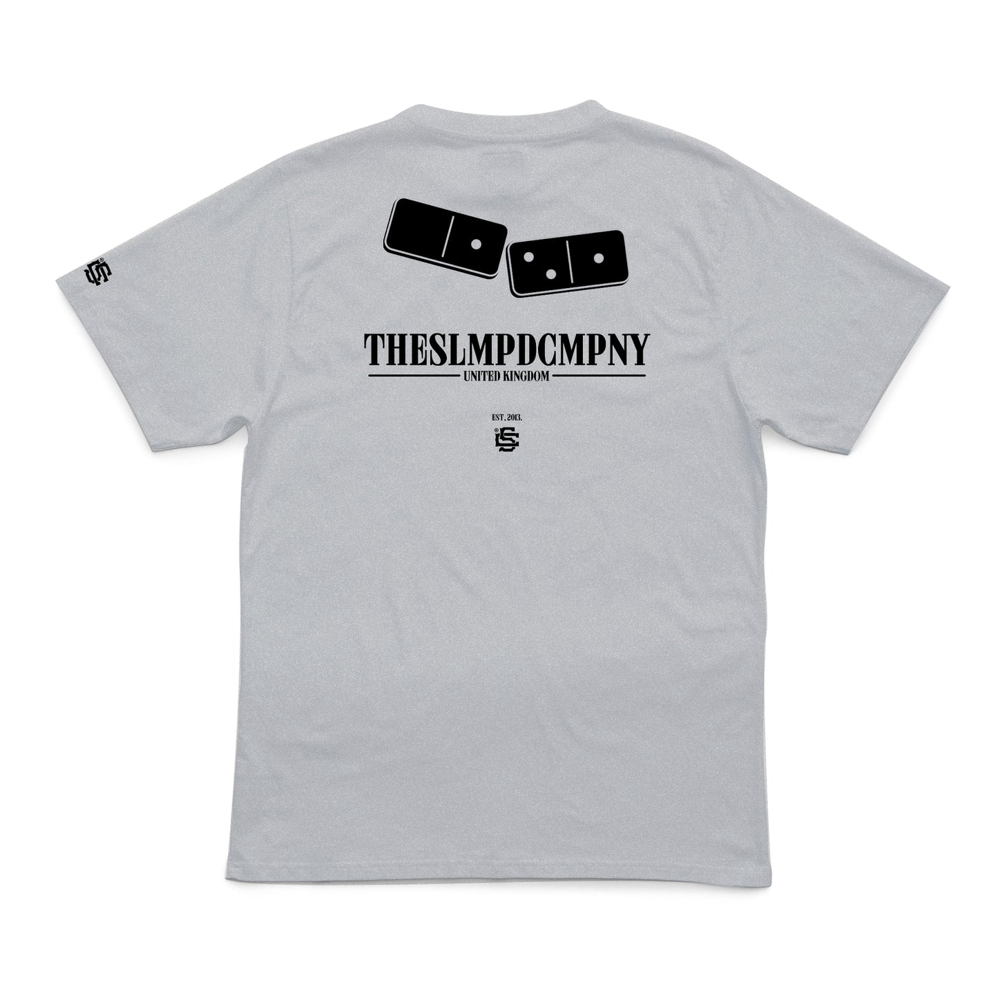 SLMPD DOMINO T SHIRT FROM STREETWEAR BRAND SLMPD CO STREET WEAR GARMENT CLOTHING APPAREL SLMPDCO BLACK TEE DIGBETH BIRMINGHAM