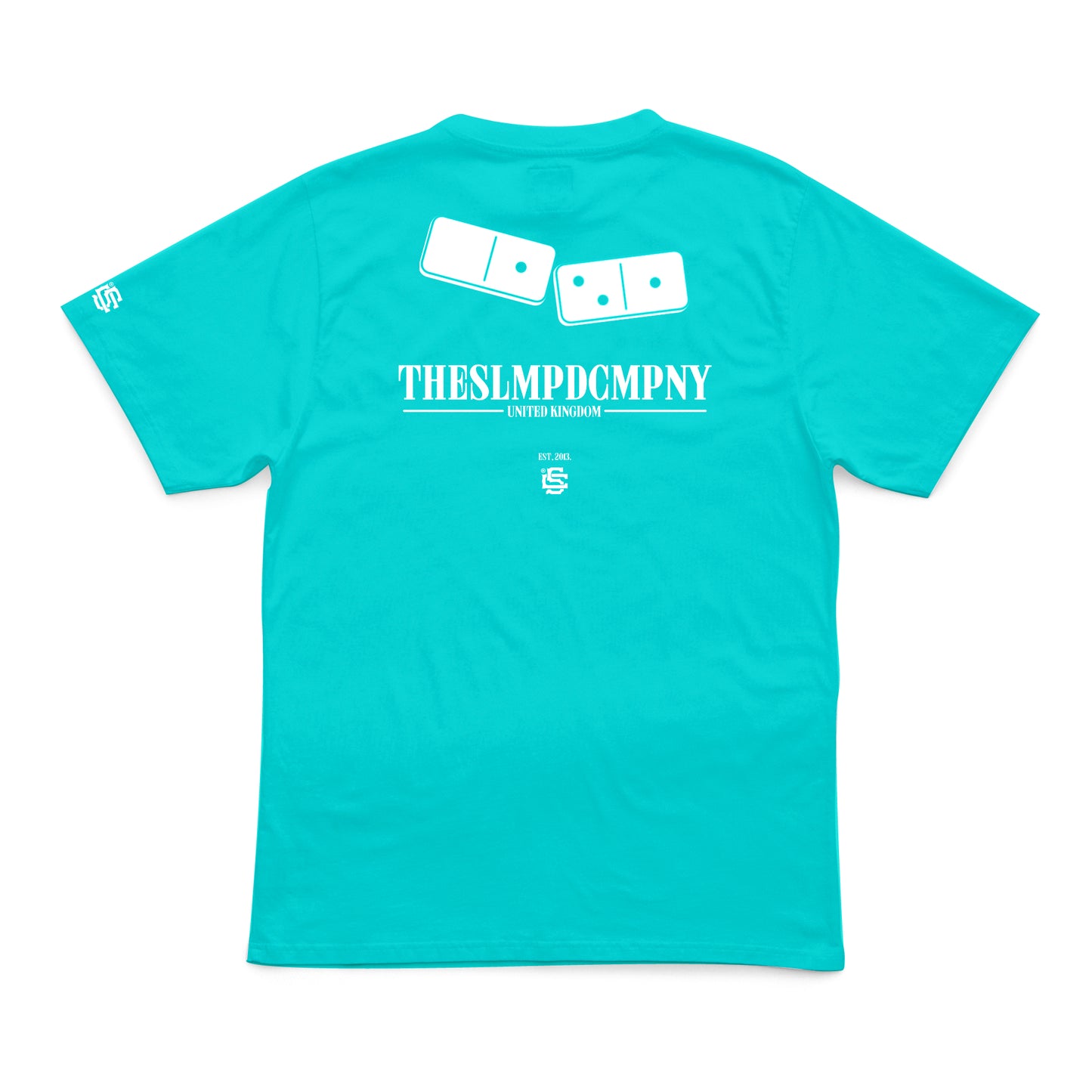 SLMPD DOMINO T SHIRT FROM STREETWEAR BRAND SLMPD CO STREET WEAR GARMENT CLOTHING APPAREL SLMPDCO BLACK TEE DIGBETH BIRMINGHAM