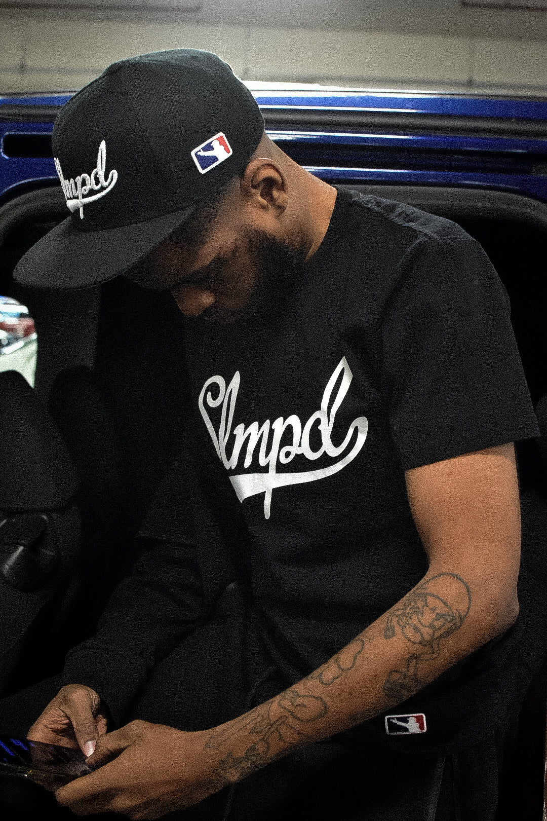 Major League Cap [BLK/WHT]