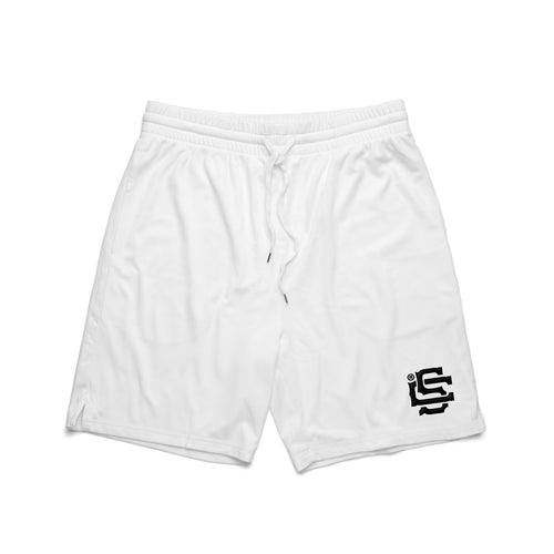 Mesh Monogram Shorts – Lightweight Polyester