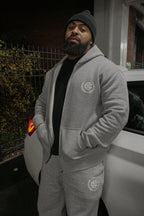 SC® Royale Monogram Zip Hoodie [White]