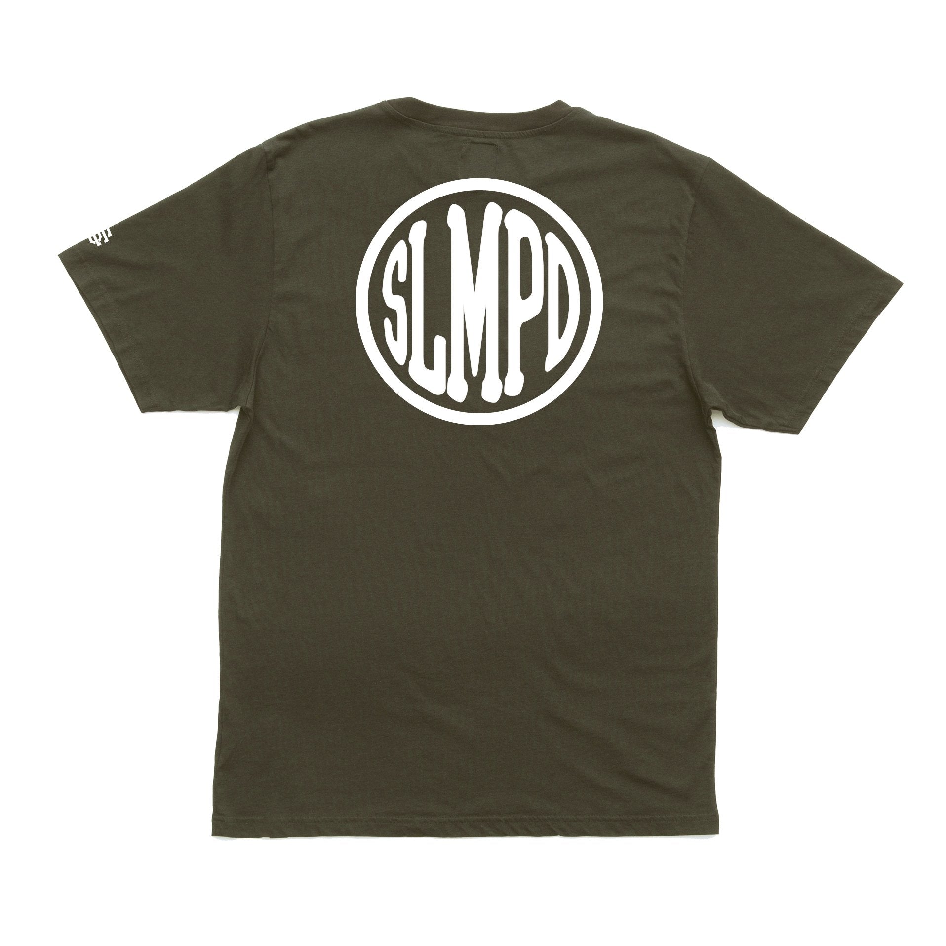 SLMPD DOMINO T SHIRT FROM STREETWEAR BRAND SLMPD CO STREET WEAR GARMENT CLOTHING APPAREL SLMPDCO BLACK TEE DIGBETH BIRMINGHAM